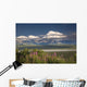 MtMckinley And The Alaska Range With Fireweed Flowers Wall Mural
