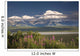 MtMckinley And The Alaska Range With Fireweed Flowers Wall Mural