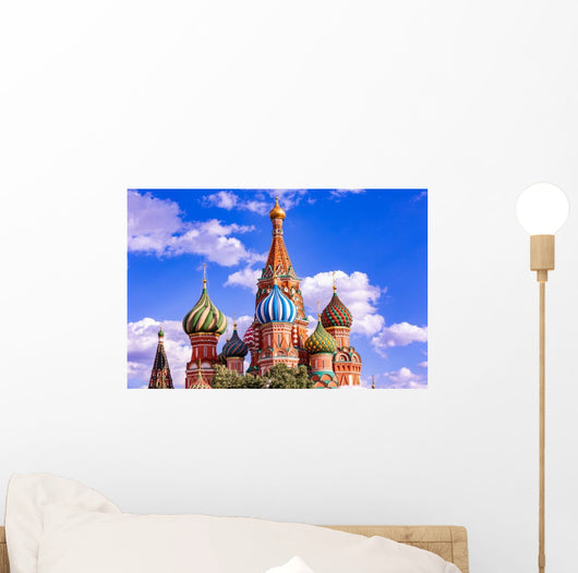 St Basil's Cathedral Red Wall Decal