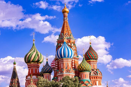 St Basil's Cathedral Red Wall Decal