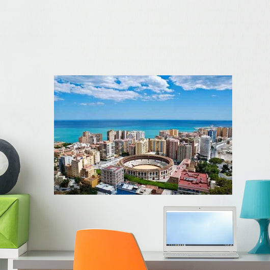 Malaga Cityscape Day 2 Wall Decal