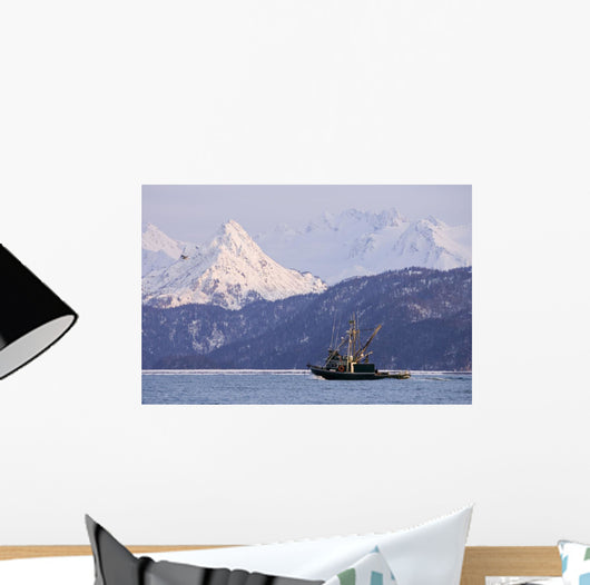 Commercial Fishing Boat Wall Mural