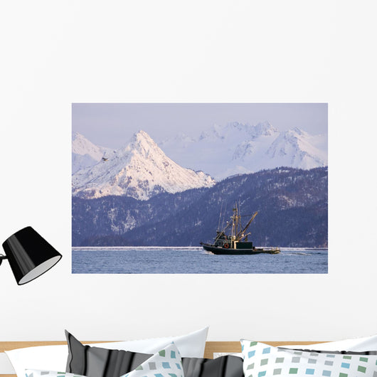 Commercial Fishing Boat Wall Mural