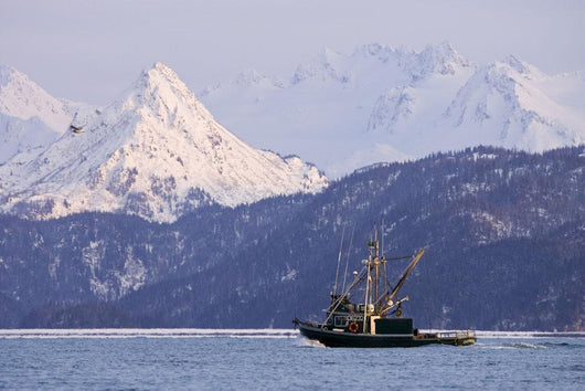 Commercial Fishing Boat Wall Mural