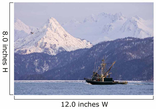 Commercial Fishing Boat Wall Mural
