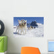 Sled Dog Team Standing Wall Mural