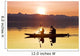 Kayakers Paddle Wall Mural