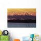 Whale Tails In Southeast Below Chilkat Mtns Digital Composite Wall Mural