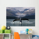 Composite Humpback Whale Shows Fluke Wall Mural