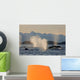 Pod Of Humpbacks Feeds Wall Mural