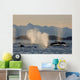 Pod Of Humpbacks Feeds Wall Mural