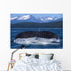 A Humpback Whale Lifts Its Flukes Wall Mural