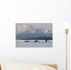 Humpback Whale Pod Lifts Their Flukes Wall Mural