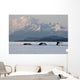 Humpback Whale Pod Lifts Their Flukes Wall Mural