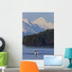 Humpback Whale Slaps Its Flukes On The Surface Wall Mural