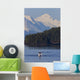 Humpback Whale Slaps Its Flukes On The Surface Wall Mural