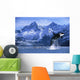 Orca Whale Breaching Glacier Bay Composite Se Wall Mural