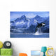 Orca Whale Breaching Glacier Bay Composite Se Wall Mural