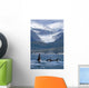 A Pod Of Orca Whales Surface In Favorite Passage Wall Mural