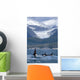A Pod Of Orca Whales Surface In Favorite Passage Wall Mural