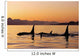 Orca Whales Surface In Lynn Canal At Sunset With Coast Range Wall Mural