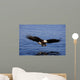 A Bald Eagle Swoops Wall Mural