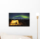 Trappers Tent Lit Up With Aurora Borealis At Wapusk National Park Wall Mural