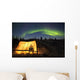 Trappers Tent Lit Up With Aurora Borealis At Wapusk National Park Wall Mural