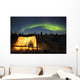 Trappers Tent Lit Up With Aurora Borealis At Wapusk National Park Wall Mural