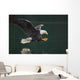 Bald Eagle Catching Fish Wall Mural