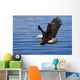 Bald Eagle Preparing To Grab Fish Out Of Water Wall Mural