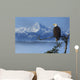 Bald Eagle Perched Wall Mural