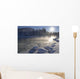 Mendenhall River Flowing Through Snow Wall Mural