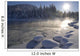Mendenhall River Flowing Through Snow Wall Mural