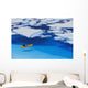 Female Kayaker Navigates Through A Melt Pond In The Juneau /Nicefield Wall Mural