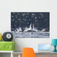 Humpback Whales Bubble Net Feeding For Herring In Chatham Strait Wall Mural