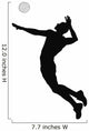 Volleyball player Wall Decal