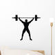 Weight Lifter Athlete Wall Decal