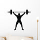 Weight Lifter Athlete Wall Decal
