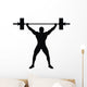 Weight Lifter Athlete Wall Decal