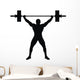 Weight Lifter Athlete Wall Decal