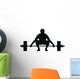 Weight Lifter Athlete Wall Decal