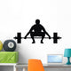 Weight Lifter Athlete Wall Decal