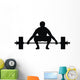 Weight Lifter Athlete Wall Decal