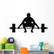 Weight Lifter Athlete Wall Decal