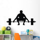 Weight Lifter Athlete Wall Decal