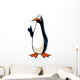 Comic Pinguin Wall Decal