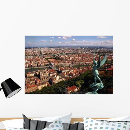 Lyon from Fourviere Wall Decal