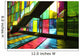 Stained Glass Windows and Staircase Wall Mural