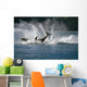 Double Breaching Orcas Wall Mural